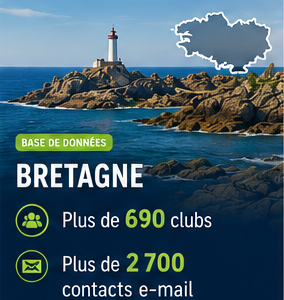 Base de données des clubs de football Bretagne – Plus de 690 clubs et plus de 2 700 contacts e-mail