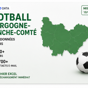 Base de données des clubs de football - Bourgogne-Franche-Comté
