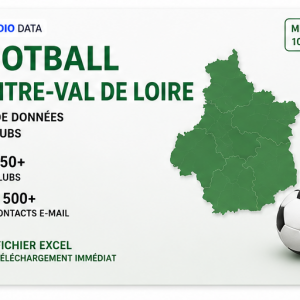 Base de données des clubs de football - Centre-Val de Loire