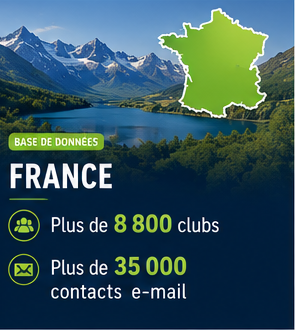 Base de données des clubs de football France – Plus de 8 800 clubs et plus de 35 000 contacts e-mail